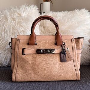 Coach Satchel with Detachable Crossbody Strap